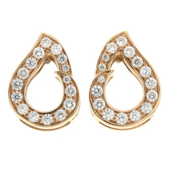 18ct gold diamond stud earrings
