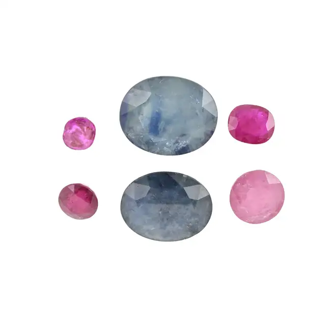 Assorted sapphires & rubies, 36.19ct