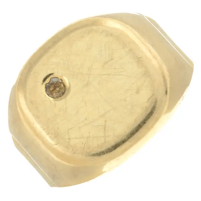 9ct gold signet ring