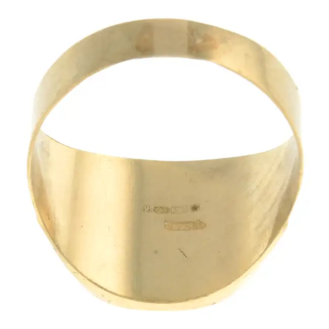 9ct gold signet ring
