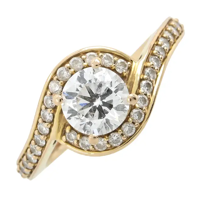 18ct gold diamond ring