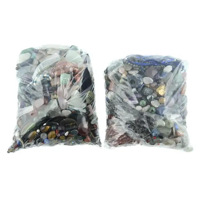 Gemstones beads, carvings, & cabochons, 8.19kg