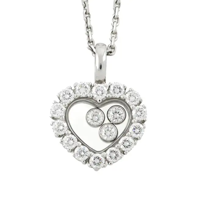 18ct gold 'Happy Diamonds' necklace, by Chopard