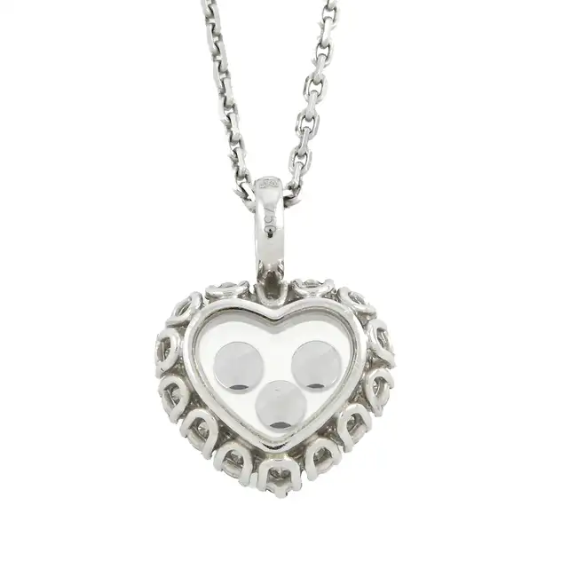 18ct gold 'Happy Diamonds' necklace, by Chopard