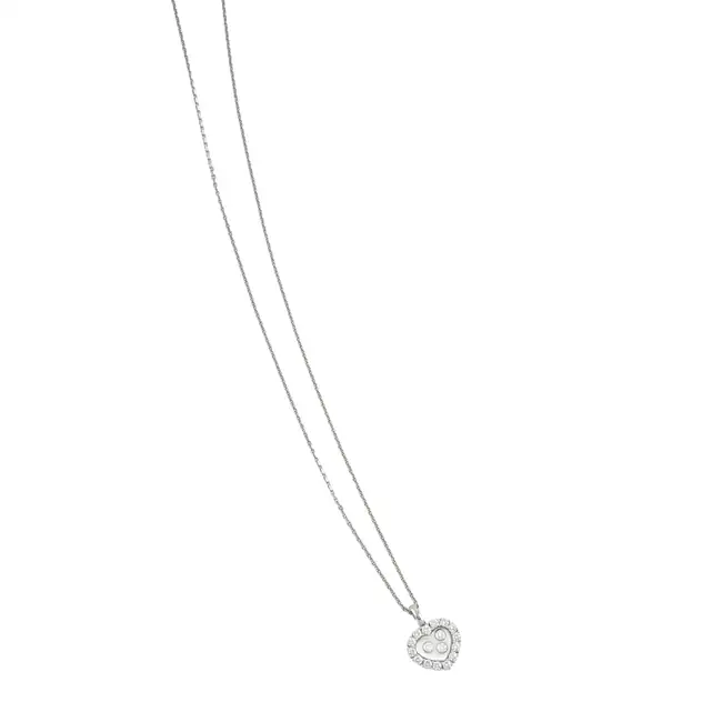 18ct gold 'Happy Diamonds' necklace, by Chopard