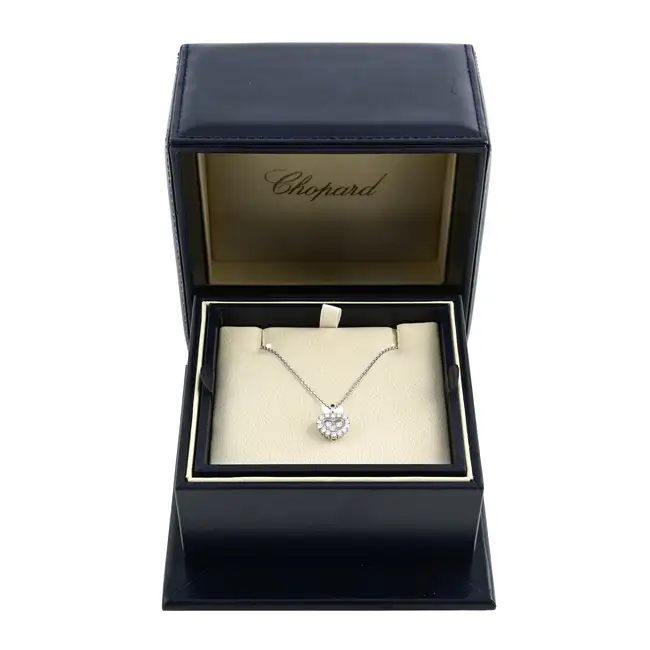 18ct gold 'Happy Diamonds' necklace, by Chopard
