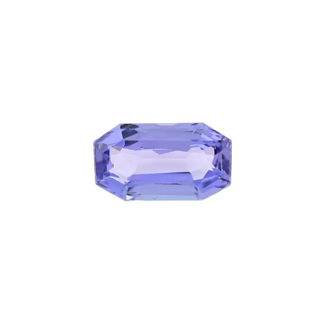 Octagonal-shape tanzanite, 3.85ct