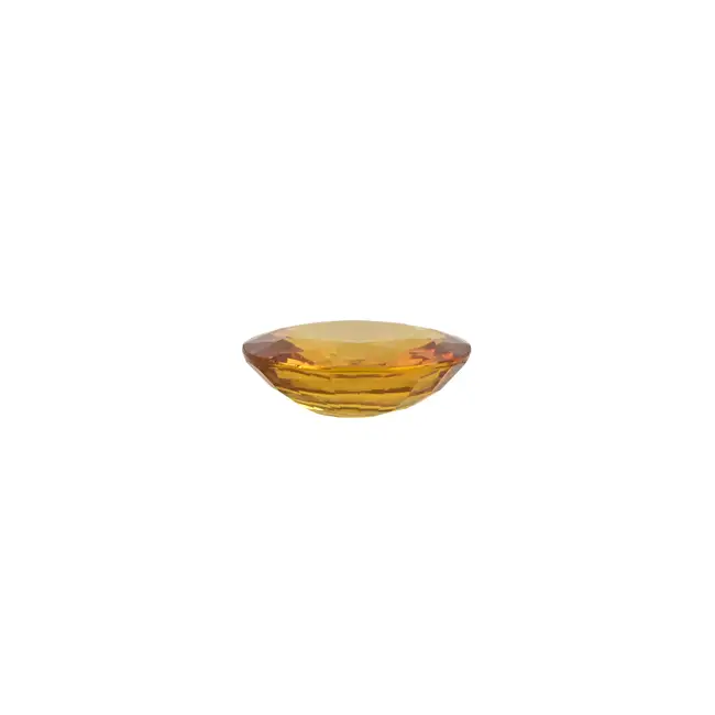Oval-shape orange sapphire, 2.28ct
