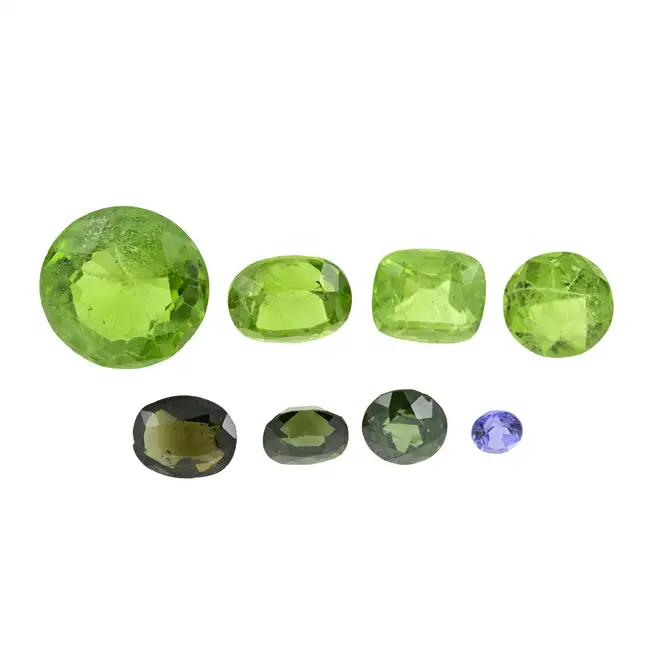 Assorted vari-shape & hue gemstones, 54.24ct
