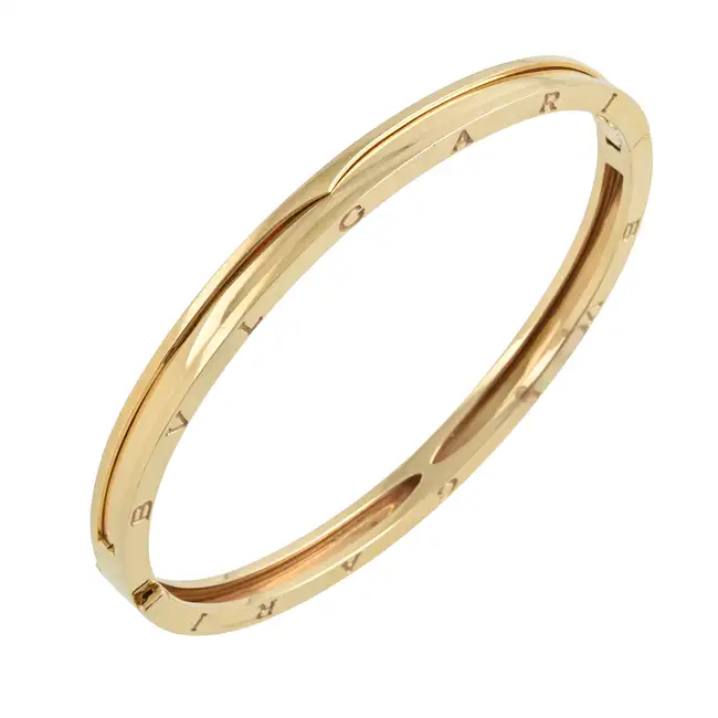 B.zero1' hinged bangle, by Bulgari