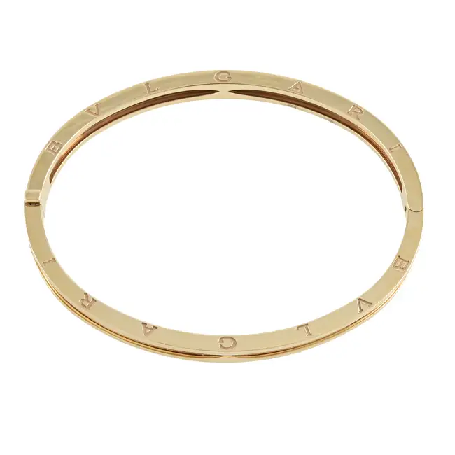 B.zero1' hinged bangle, by Bulgari