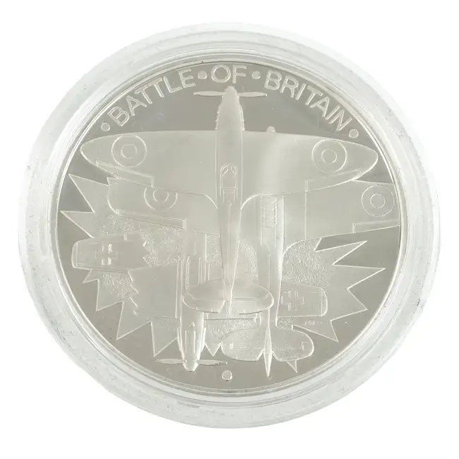 Battle of Britain, 50th Anniversary 1990, silver proof medal