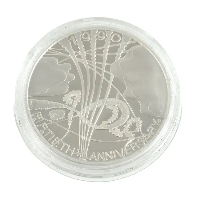 Battle of Britain, 50th Anniversary 1990, silver proof medal
