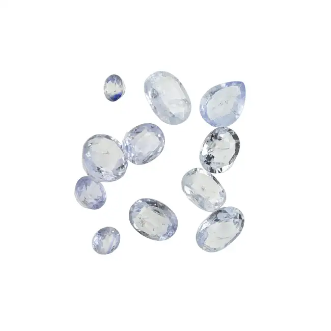 Vari-shape sapphires, 10.64cts