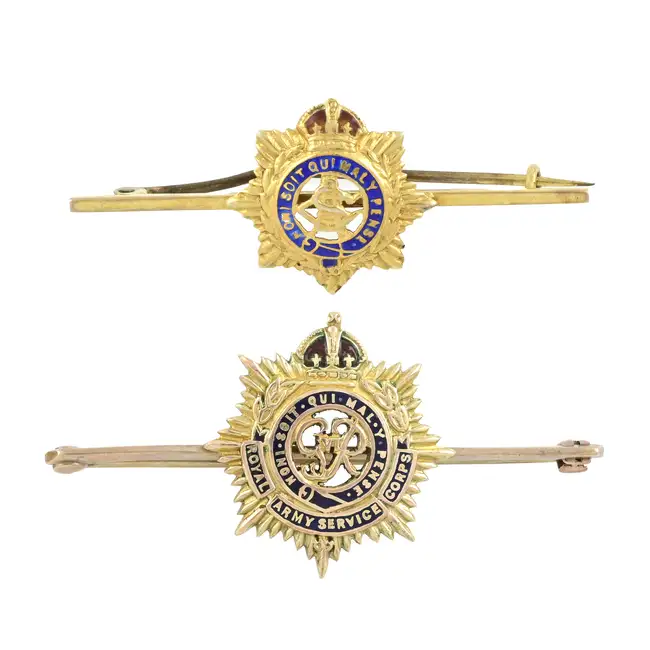 Two 20th century sweetheart brooches