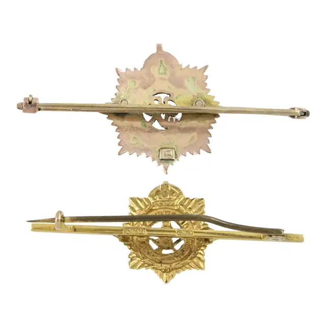 Two 20th century sweetheart brooches