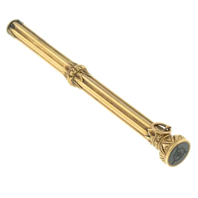 Late 19th c. propelling pencil, with intaglio seal