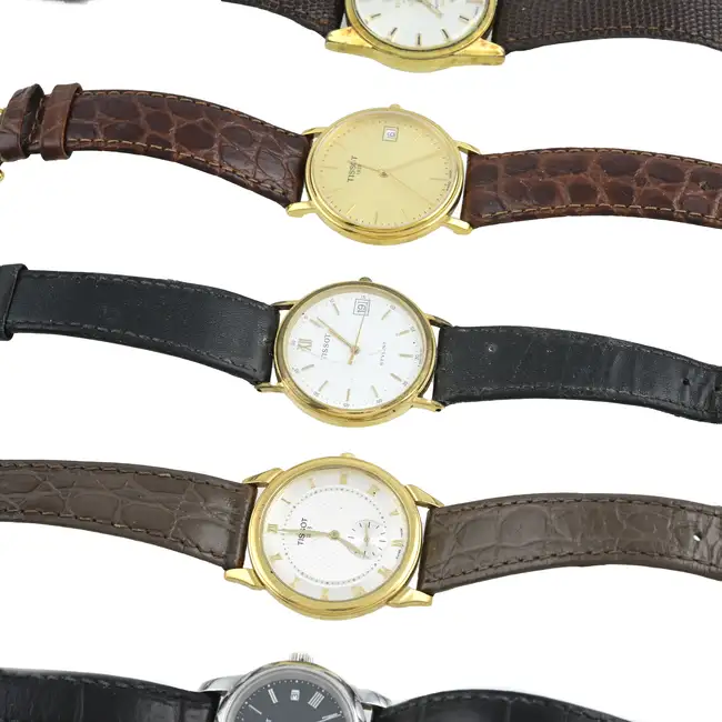 Six Tissot watches