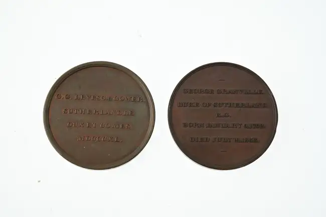 Duke of Sutherland bronze medals (2)