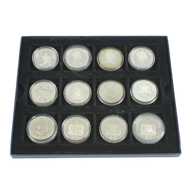 Elizabeth II - Twelve Silver Commemorative Proof Coins