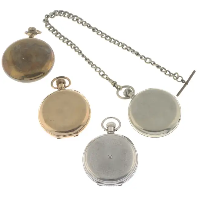 Four pocket watches