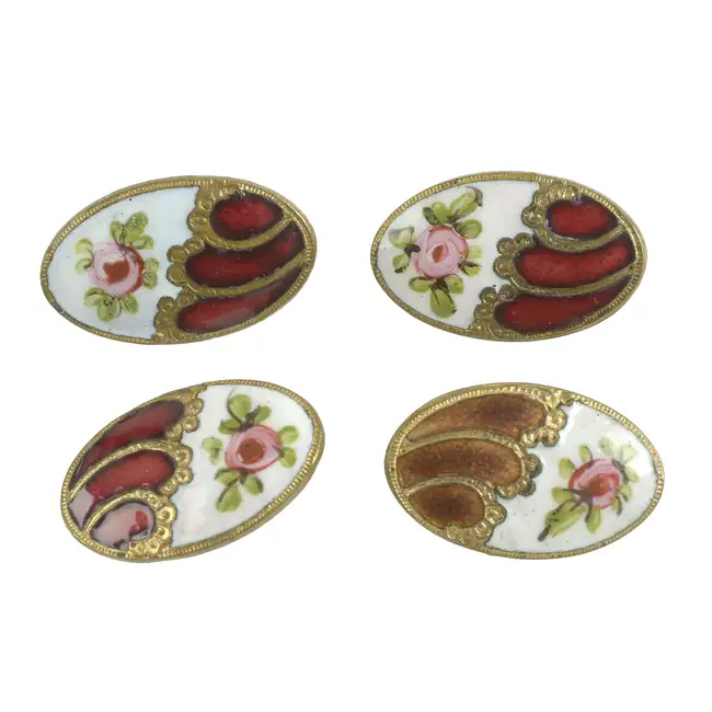 Assorted enamel buttons