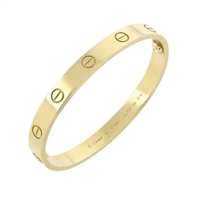 18ct gold 'Love' bangle, by Cartier