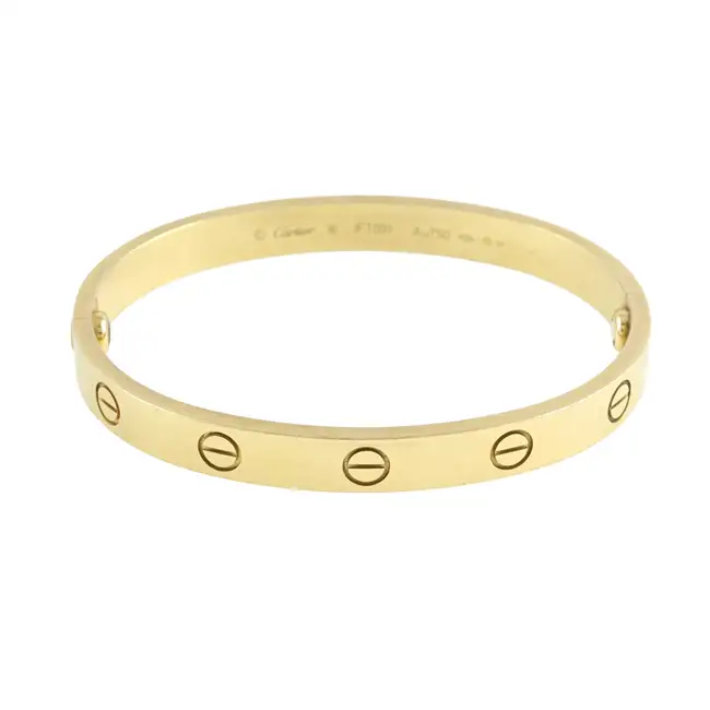18ct gold 'Love' bangle, by Cartier