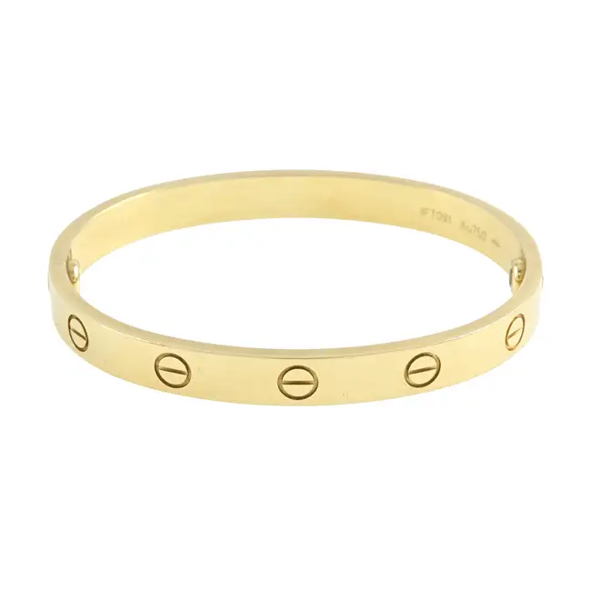 18ct gold 'Love' bangle, by Cartier