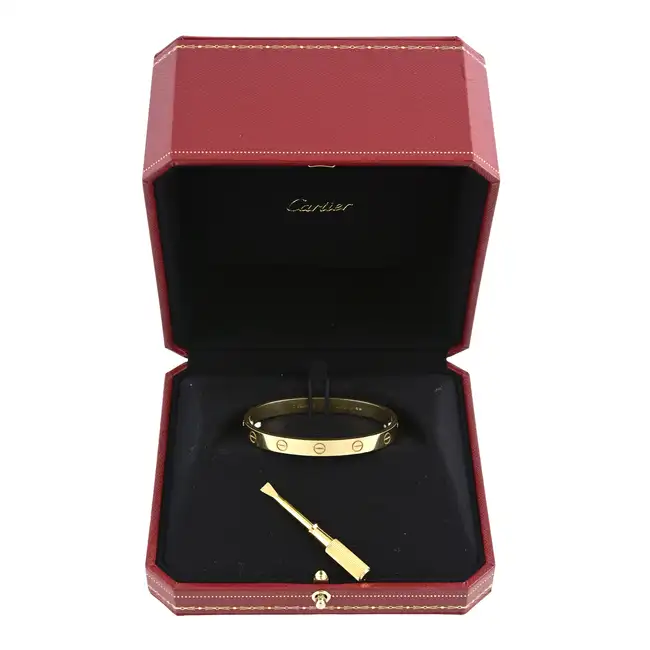 18ct gold 'Love' bangle, by Cartier