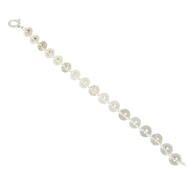 Silver '1837' circle bracelet, by Tiffany & Co.