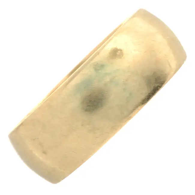 9ct gold band ring