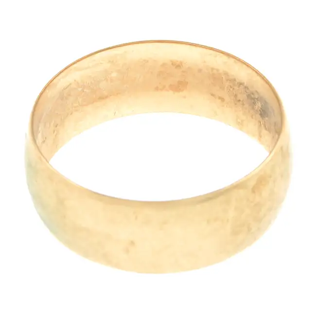9ct gold band ring