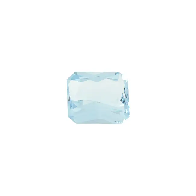 Rectangular-shape aquamarine, 8.30ct