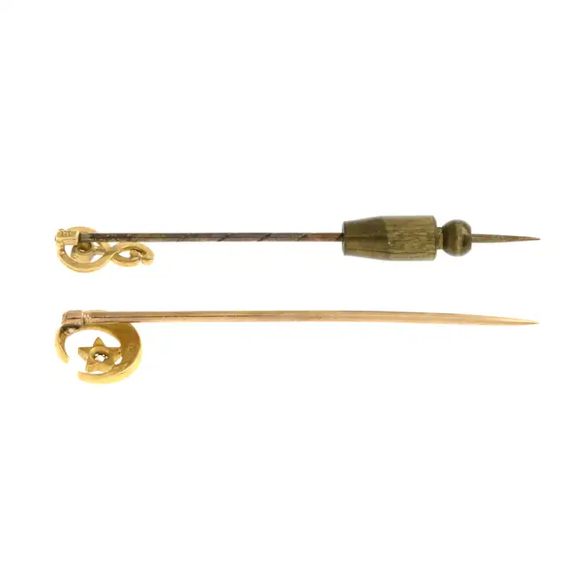 Two early 20th century stickpins