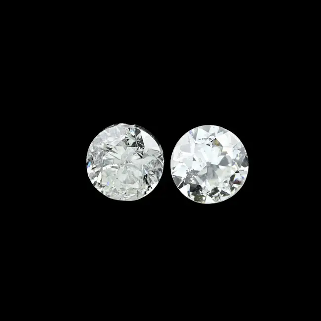 Two brilliant-cut diamonds, 2.39ct