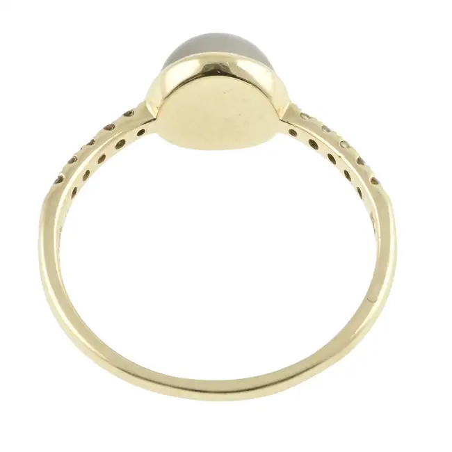 Chrysoberyl & diamond dress ring