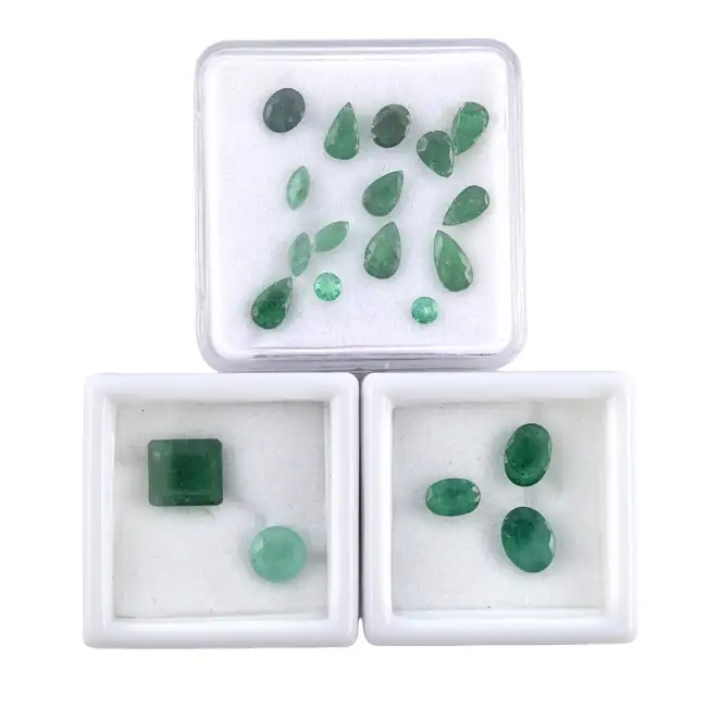 Assorted emeralds, 9.60ct