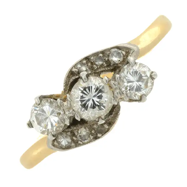 Mid 20th century diamond ring