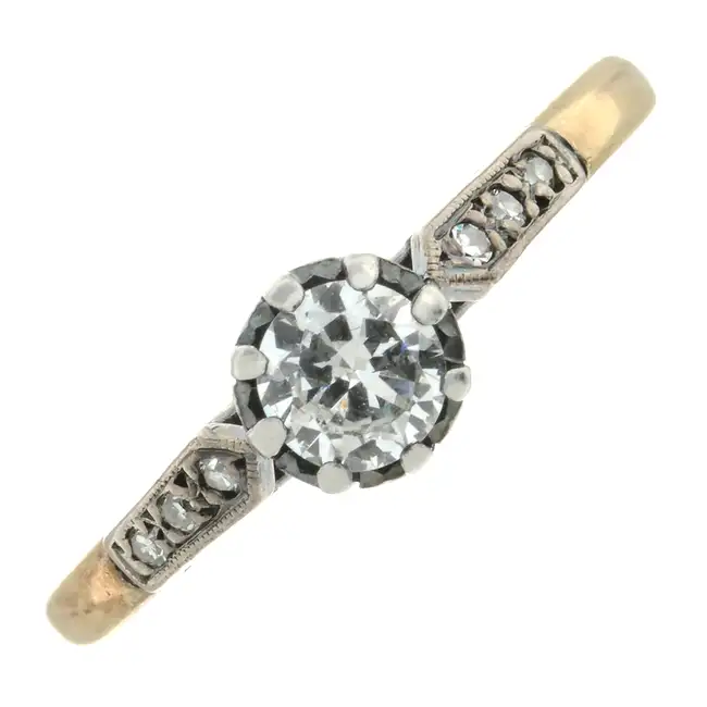 Mid 20th diamond dress ring