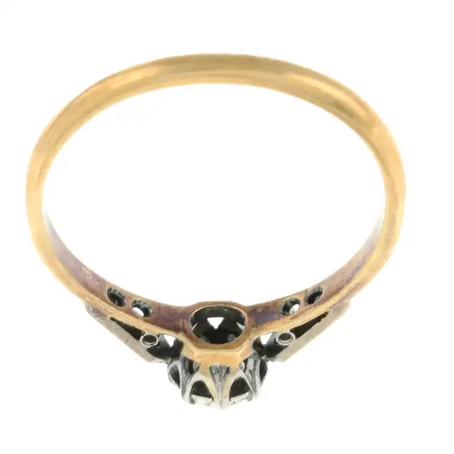 Mid 20th diamond dress ring