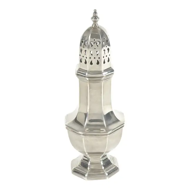 Modern silver sugar caster