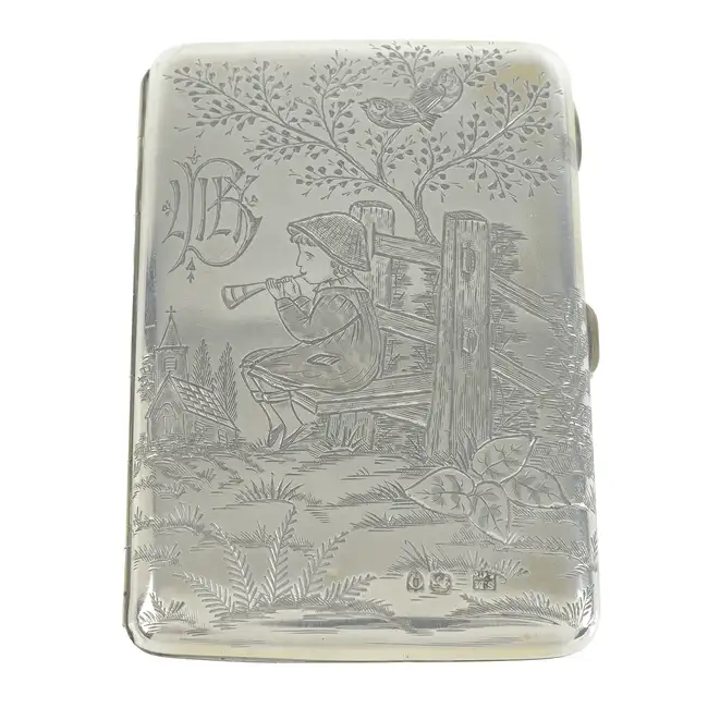 Late Victorian silver aide-memoire