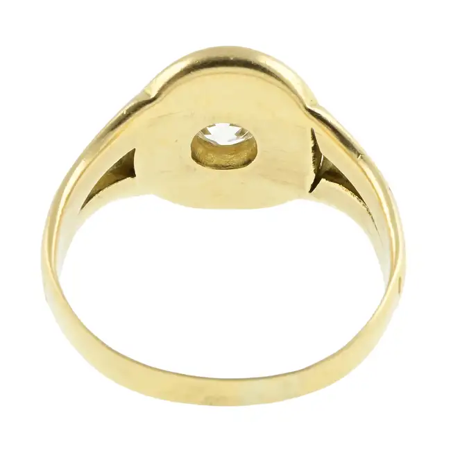 Mid 20th century diamond signet ring