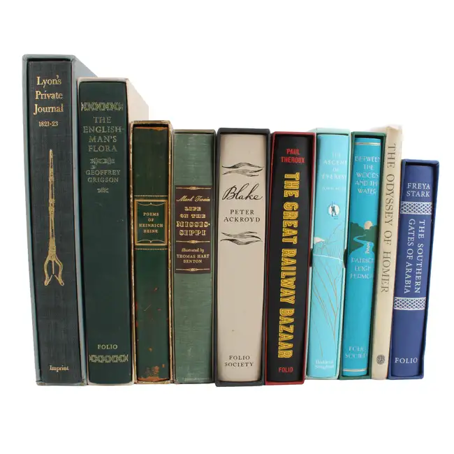 Ten assorted books