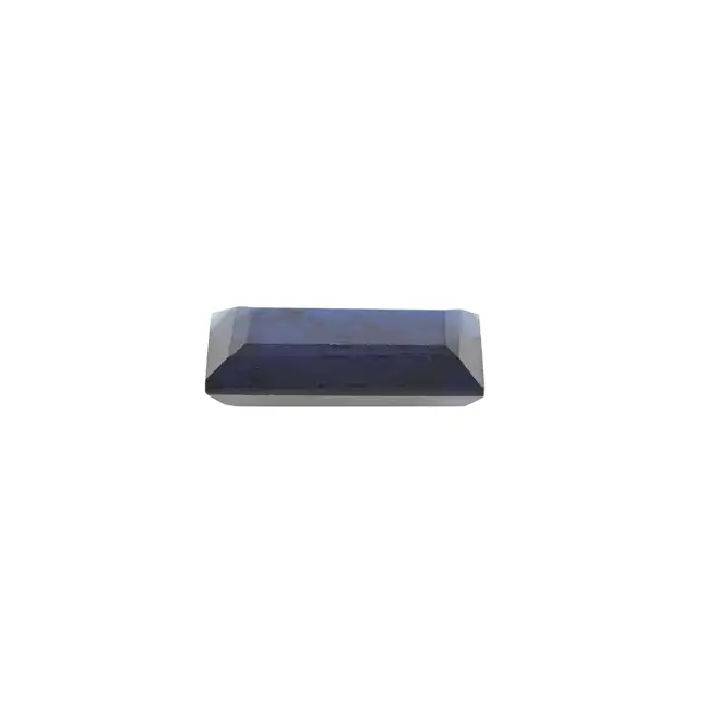 Rectangular-shape sapphire, 3.10ct. With report