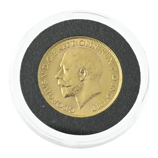 George V, Sovereign, Bombay Mint, 1918