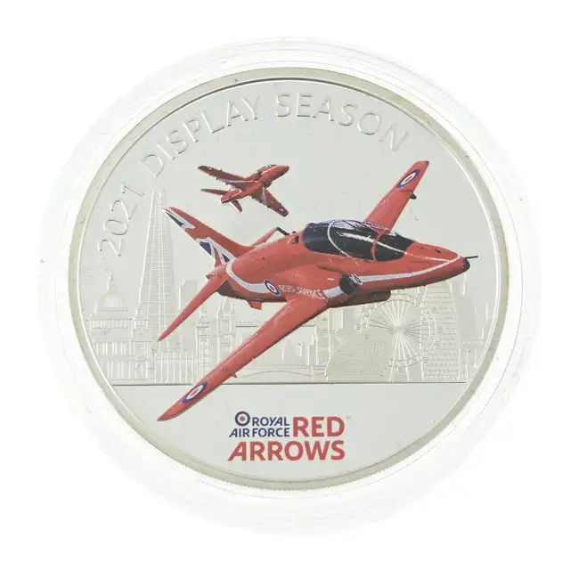 Red Arrows 2021 Silver 1oz Proof Commemorative