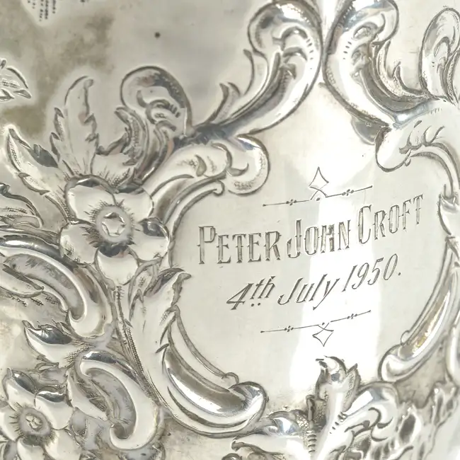 George I silver mug 