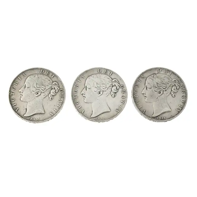 Victoria, Crowns 1845 VIII (3)